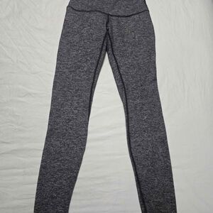 lululemon athletica Dark Gray Marled High-Rise Leggings